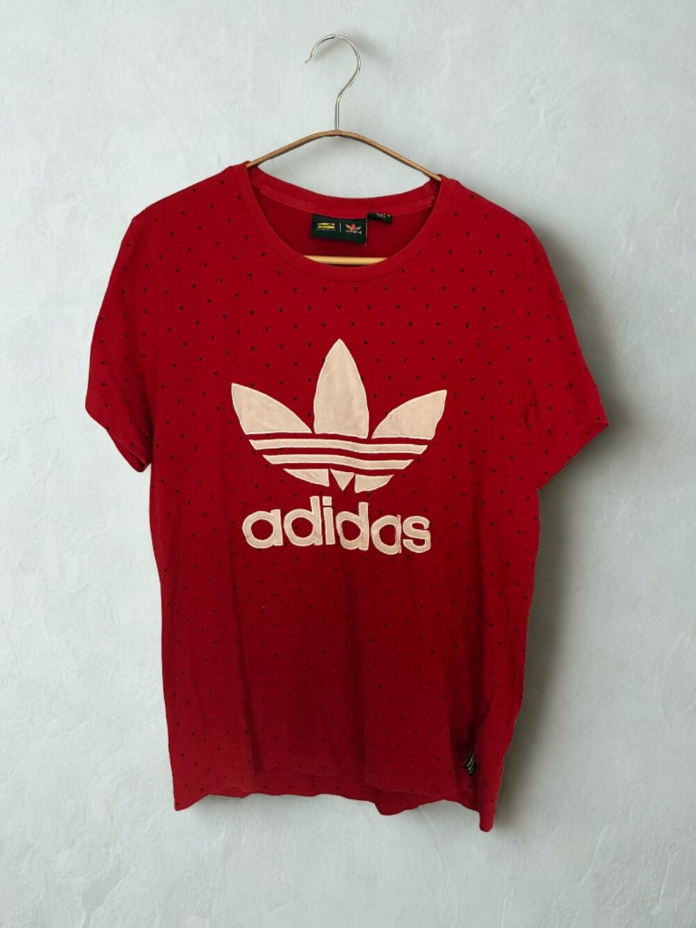 Pharrel Williams + Adidas Collab Red T-Shirt Size Medium